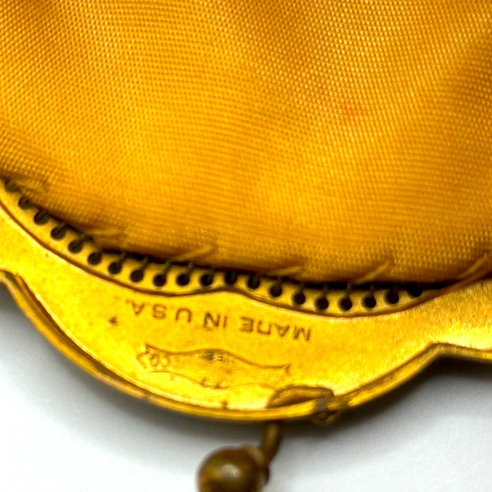 Vintage whithing & Davis C.O gold bag - Picture 6 of 6